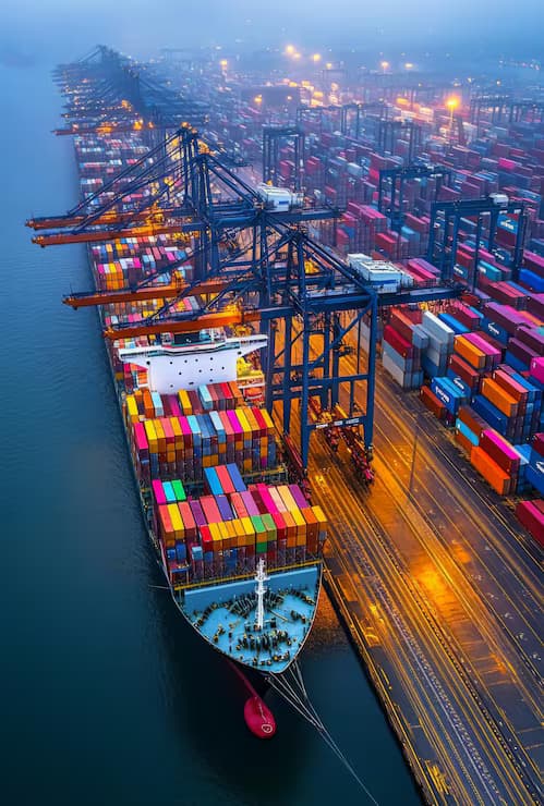 Vomyra AI voice agent coordinating a freight dispatch and delivery