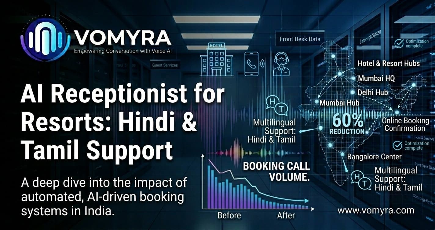 AI Receptionist for Resorts: Hindi & Tamil Support